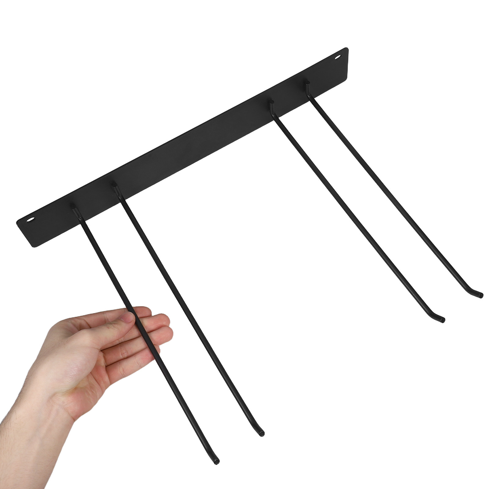 Gardening Tools And Uses - 省スペースで壁に取り付け可能なガーデンツール収納ラック。シャベル、熊手、ほうき、モップなどを収納できる頑丈な鉄製。ガレージや庭での使用に最適。