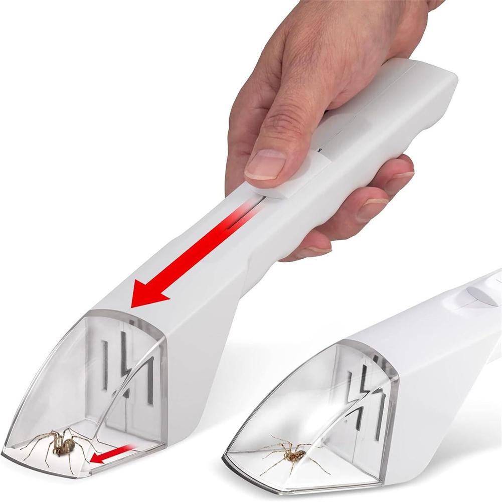Gardening Tools And Uses - 手持ち式虫捕り器 – 家庭、庭、屋外用の非接触式昆虫捕獲器、クイックリリース式昆虫・クモ捕獲トラップ