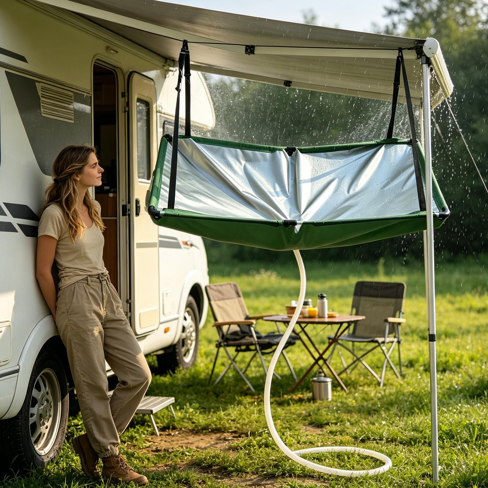 ガーデンウォーターハーベスター布製雨水コレクター、ホース付き - Gardening Tools And Equipment のレビューと価格