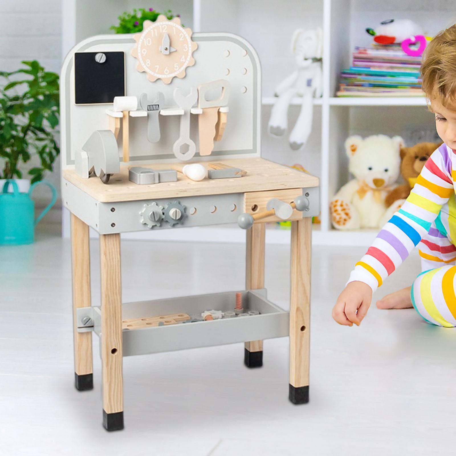 大型プレイツールベンチおもちゃ、3歳以上の幼児向けのワークベ - Gardening Tools For 6 Year Old のレビューと価格