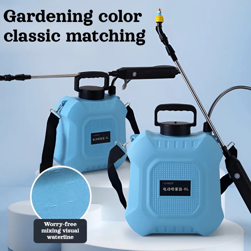 人気商品：5L USB充電式電動じょうろ。持ち運び可能で、庭 - Gardening Tools Watering Can のレビューと価格
