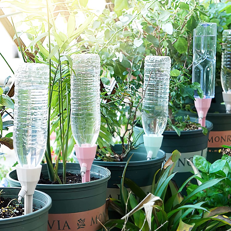 自動点滴灌漑システム 調整可能な水滴器 自動給水 観葉植物  - Gardening Tools And Equipment のレビューと価格