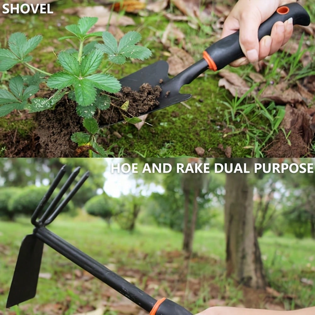 滑り止め加工のゴム製ハンドルが付いたガーデニングツールキット - Gardening Tools Knife のレビューと価格