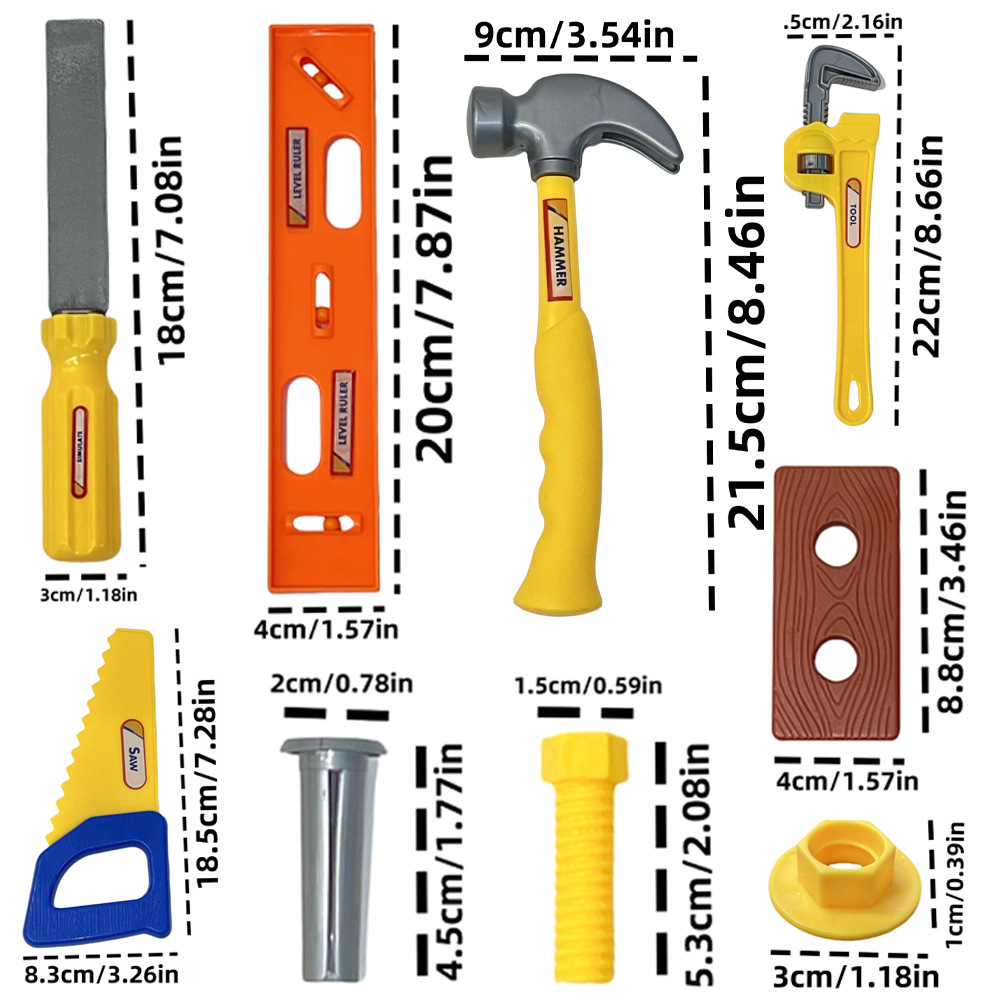 プラスチックシミュレーションメンテナンスツール建設おもちゃセ - Gardening Tools For 6 Year Old のレビューと価格