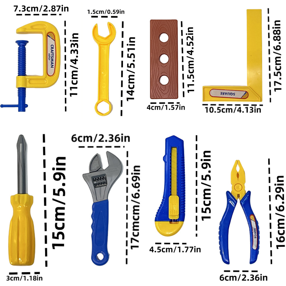 プラスチックシミュレーションメンテナンスツール建設おもちゃセ - Gardening Tools For 6 Year Old のレビューと価格