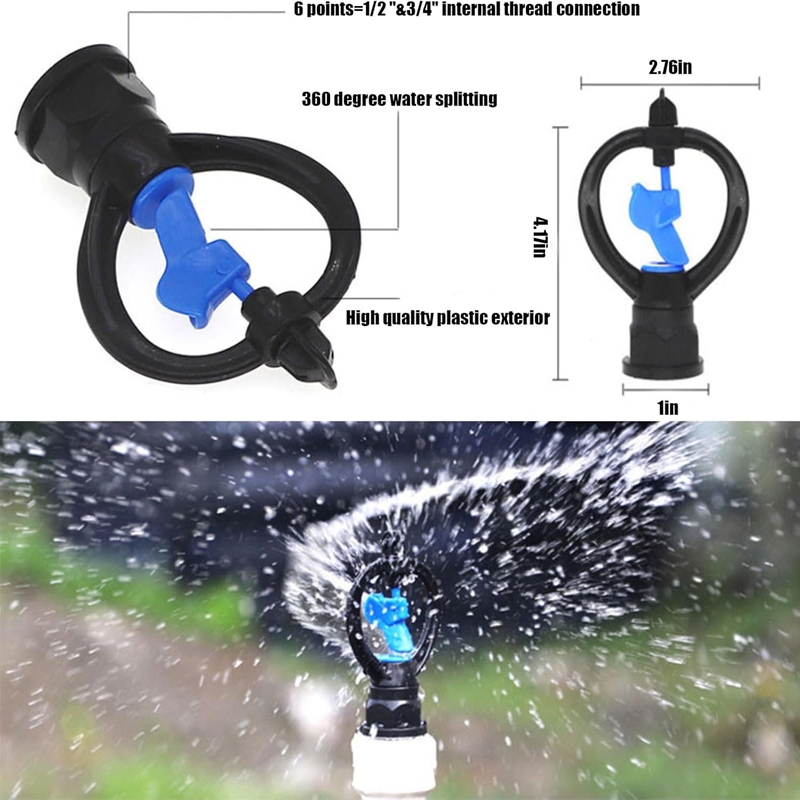 1/2インチ 外ネジ/内ネジ式散水回転スプリンクラー ガーデ - Gardening Tools And Equipment のレビューと価格