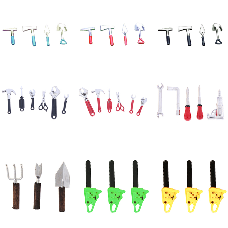 3/4/5/6本ドールハウスのミニチュア修理キットアクセサリ - Gardening Tools Repair のレビューと価格