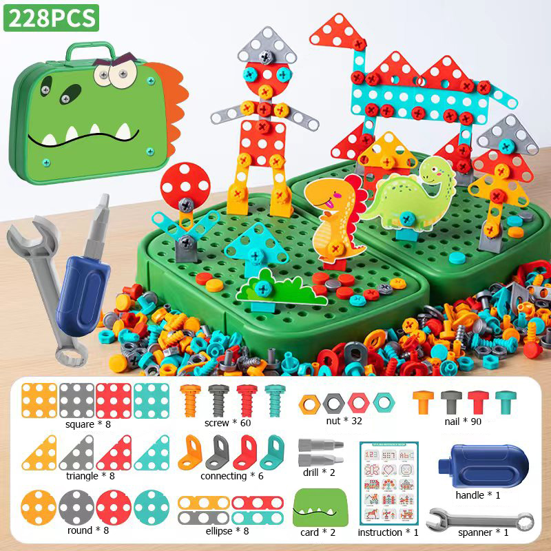 230 個/228 個子供 DIY ツールおもちゃセット電気 - Gardening Tools For 6 Year Old のレビューと価格