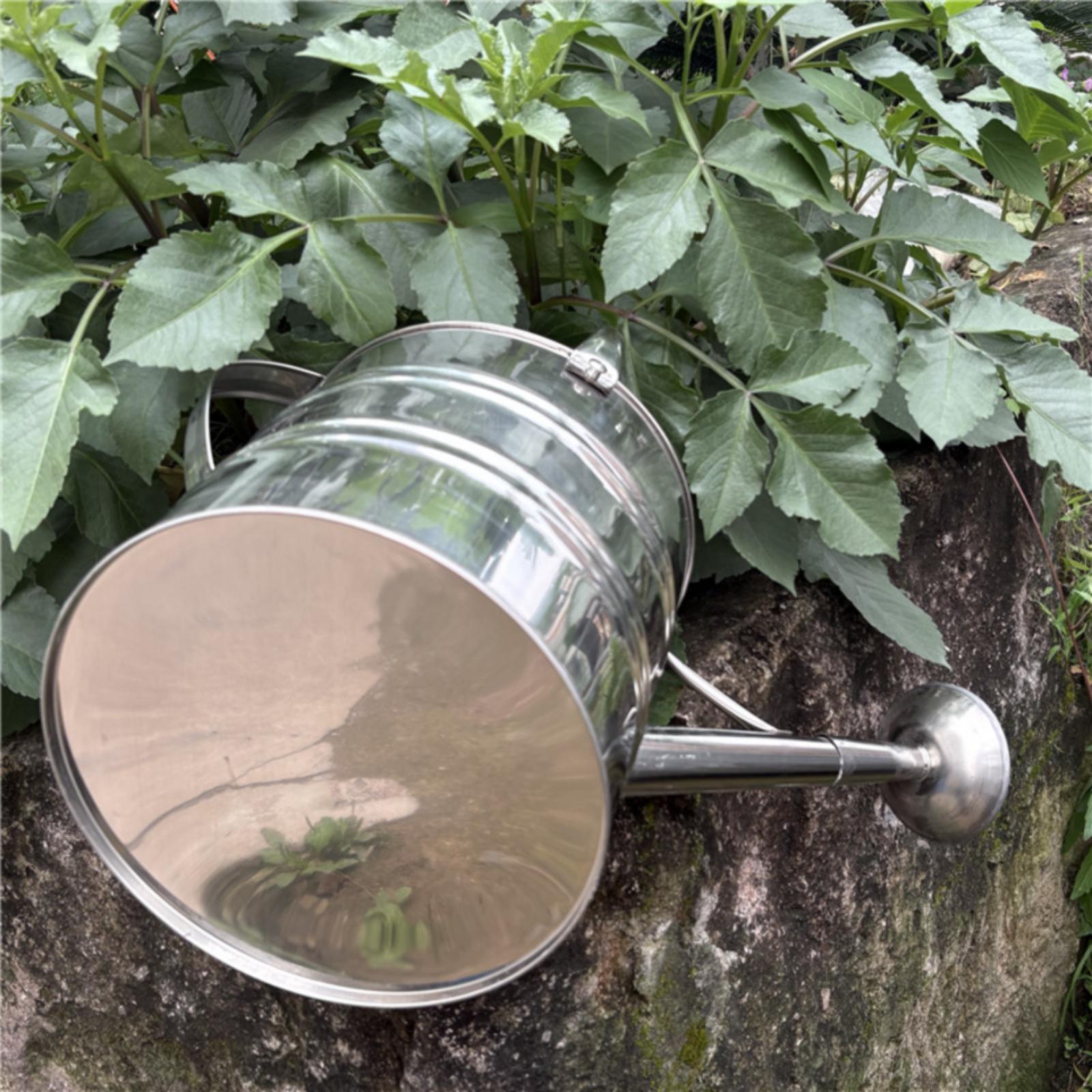 庭の花の水やり缶 ステンレス製 丈夫な植物用じょうろ 長い注 - Gardening Tools Watering Can のレビューと価格